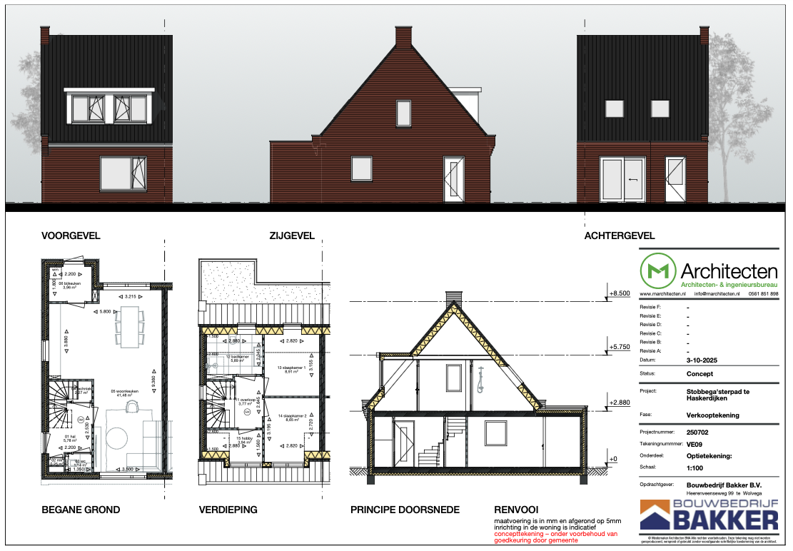 Plattegrond bouwnummer 4